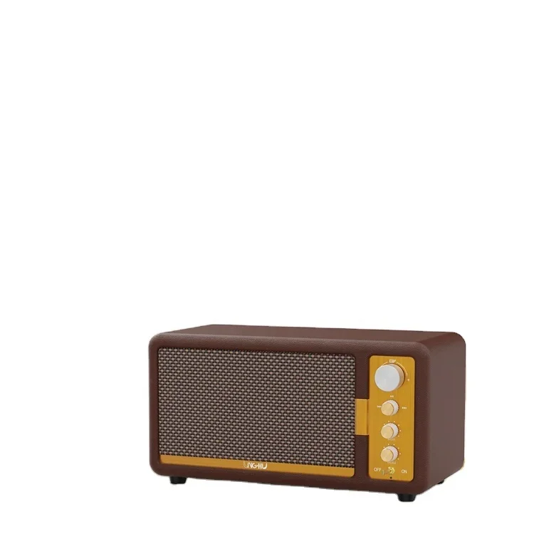 Retro High Quality Home 18-22V Loud Desktop Bluetooth Speaker