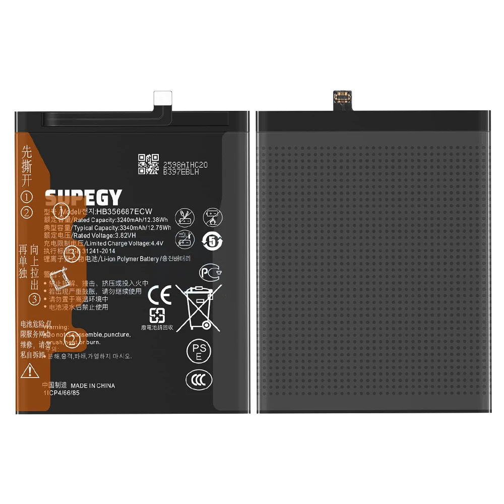 HB356687ECW Battery For Huawei  Nova 3i/Nova 2i Nova 2plus/Mate 10 Lite RNE-AL00 TL00 Nova2S  Phone battery