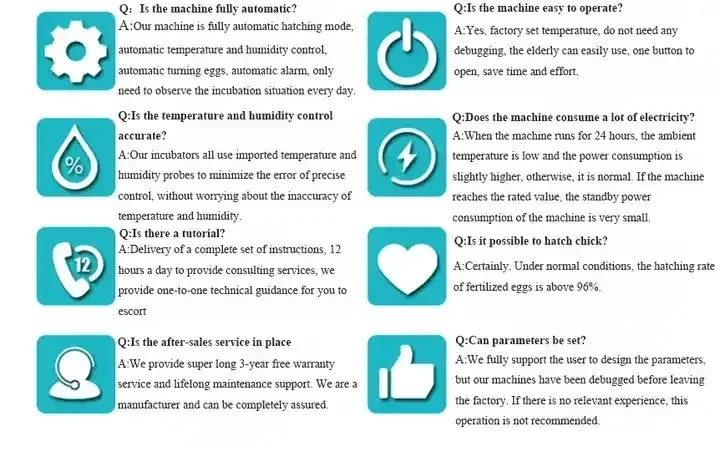 حاضنة بيض صغيرة من إم، سخان متعدد الوظائف، صناعة الدجاج