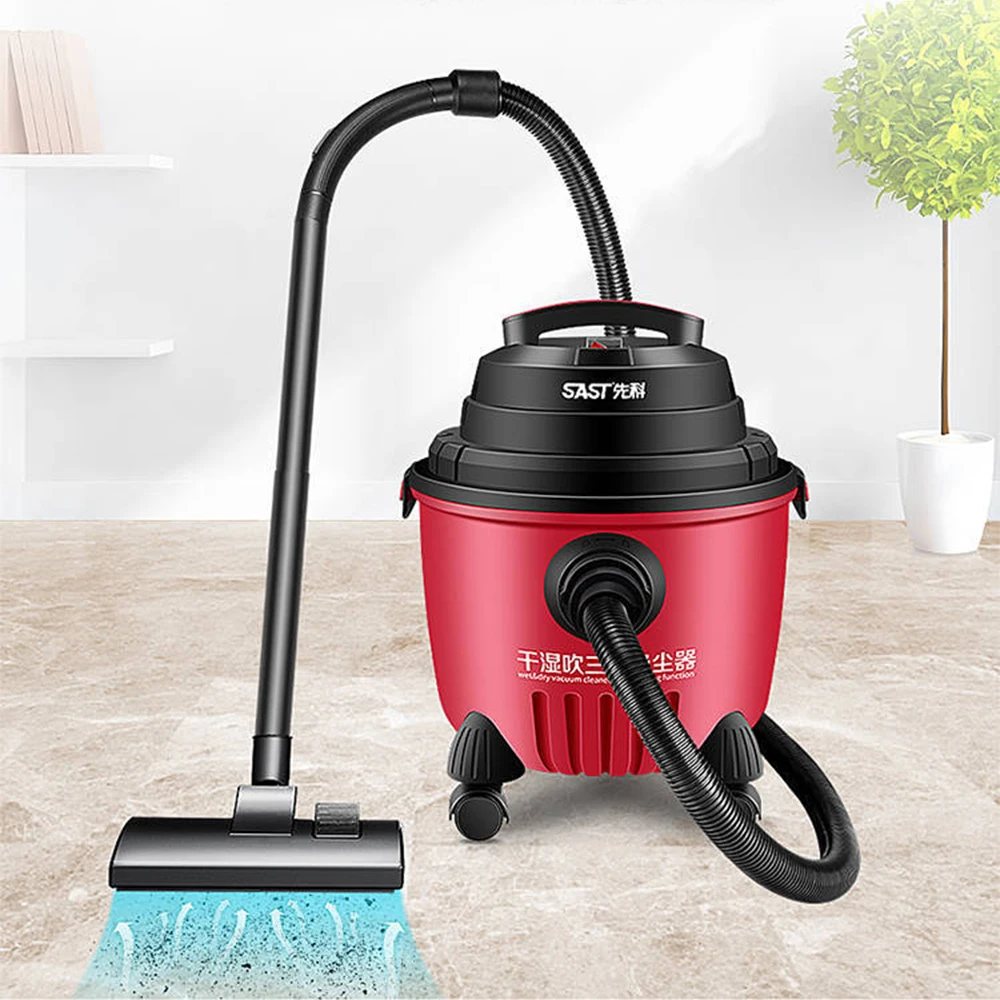 220V 1200W High-power Bucket Dry Wet Blow Vacuum Cleaner Dusting Machine Household Crevice Cleaners Electric Vacuum Cleaner