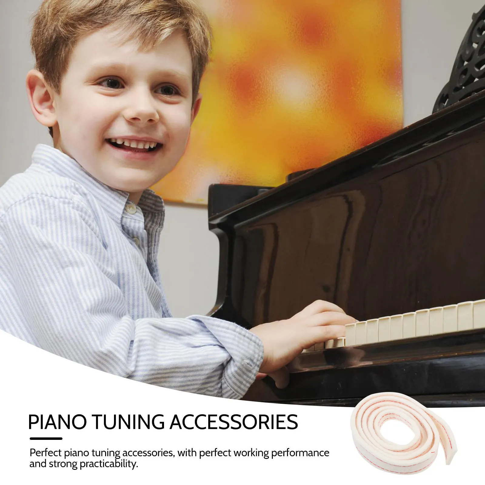 

Labels Soundproof Tape Piano Tuning Wrench Tone Tool Musical Instrument Key Wool Professional Tuner Tools