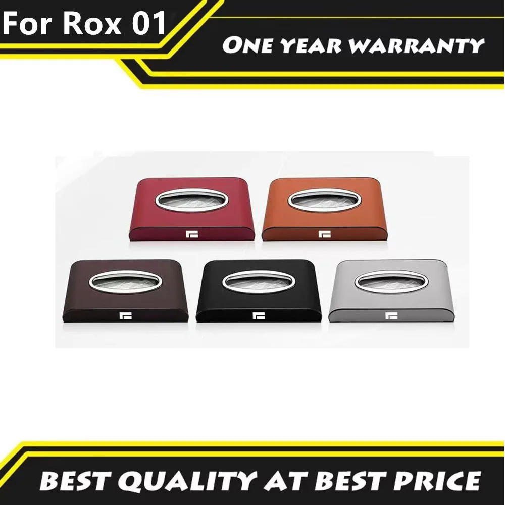 For BAIC JISHI Polestones 01 ROX 01Car tissue box armrest box paper drawer car interior accessories decorative black technology