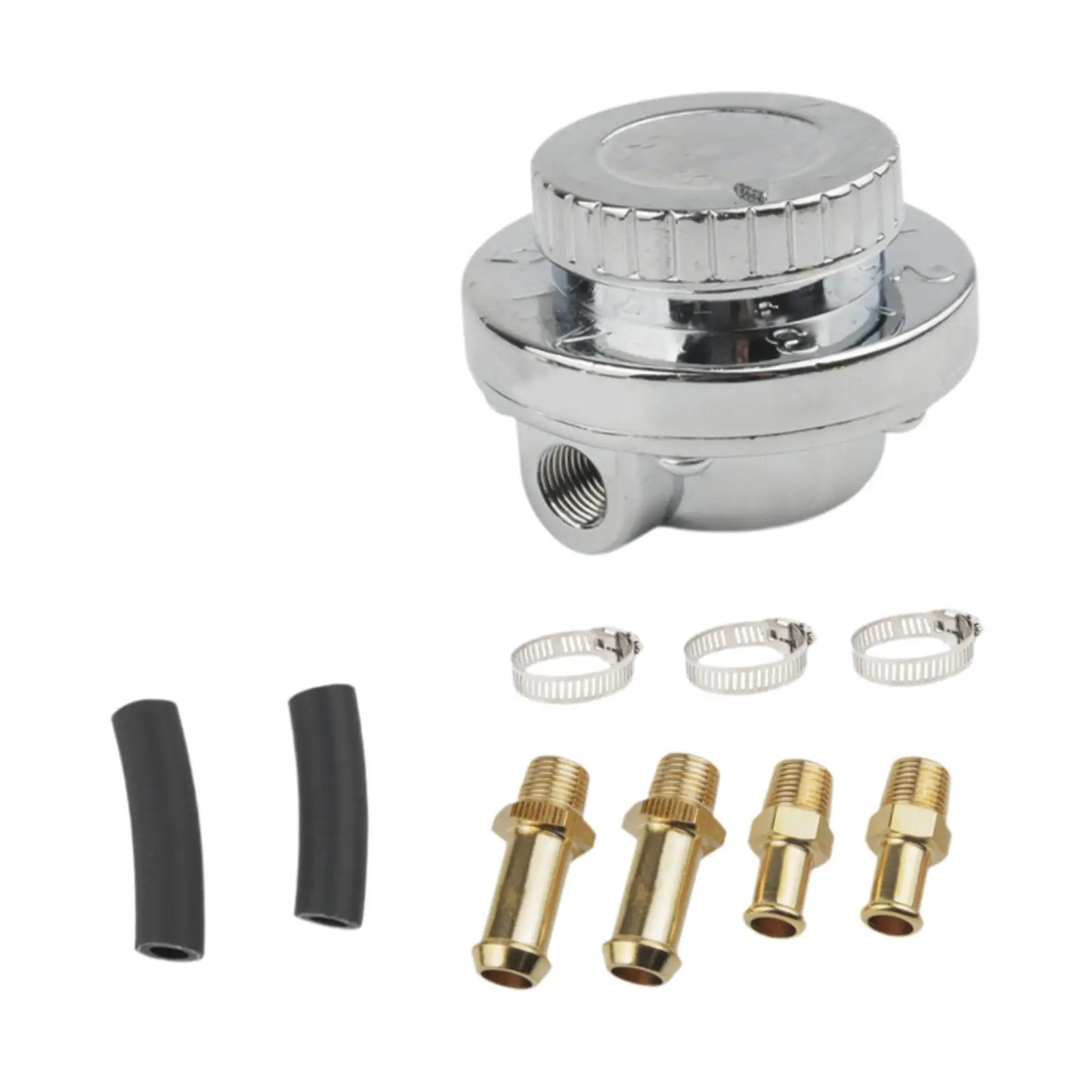 

Generic Fuel Pressure Regulator Kit Spare Auto Component Vehicles Adjustable