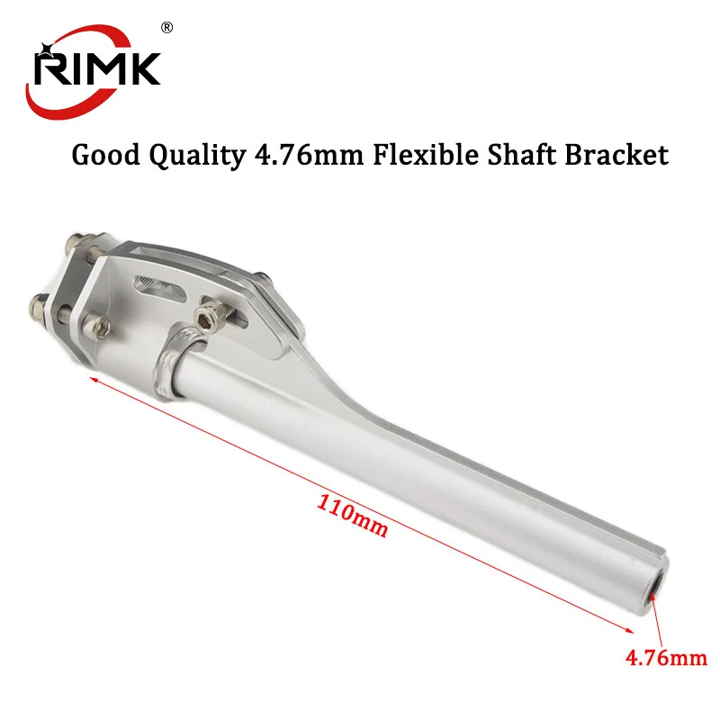 Good Quality RC Boat 4.76mm Flexible Shaft Bracket Aluminum Strut L110mm for 4.76mm 3/16'' Flexible Shaft Catamaran