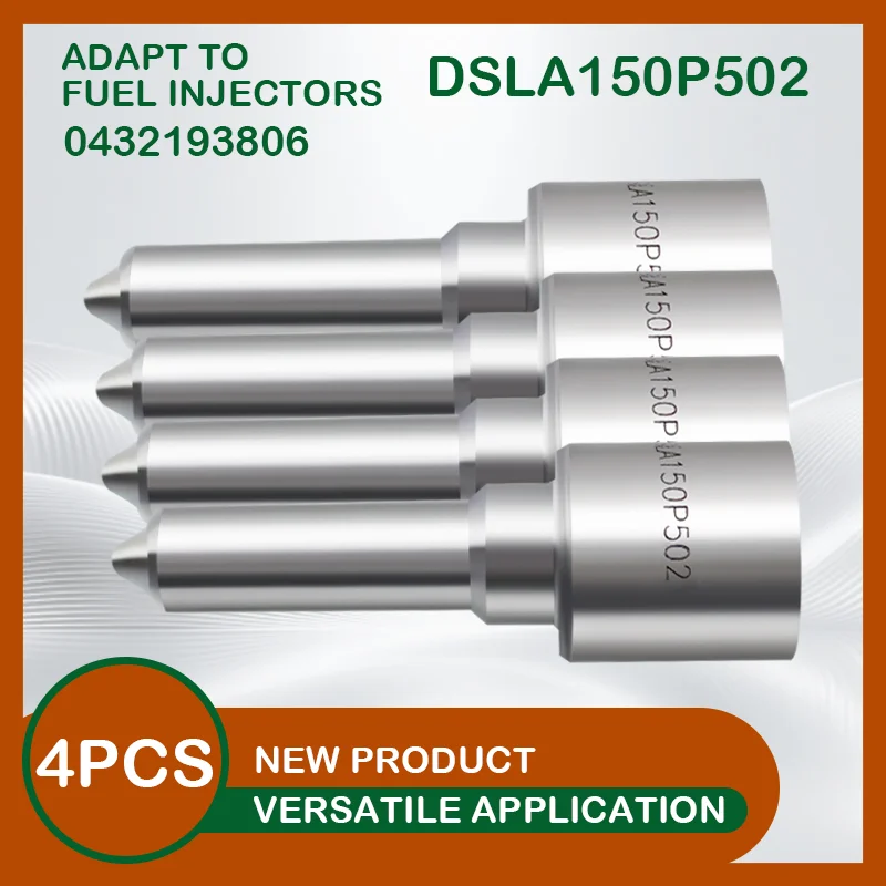 Car Accessories ​Fuel Injector Nozzles DSLA150P502 （4PCS）Flat Head White Needle Fuel injector For Volkswagen YF1533