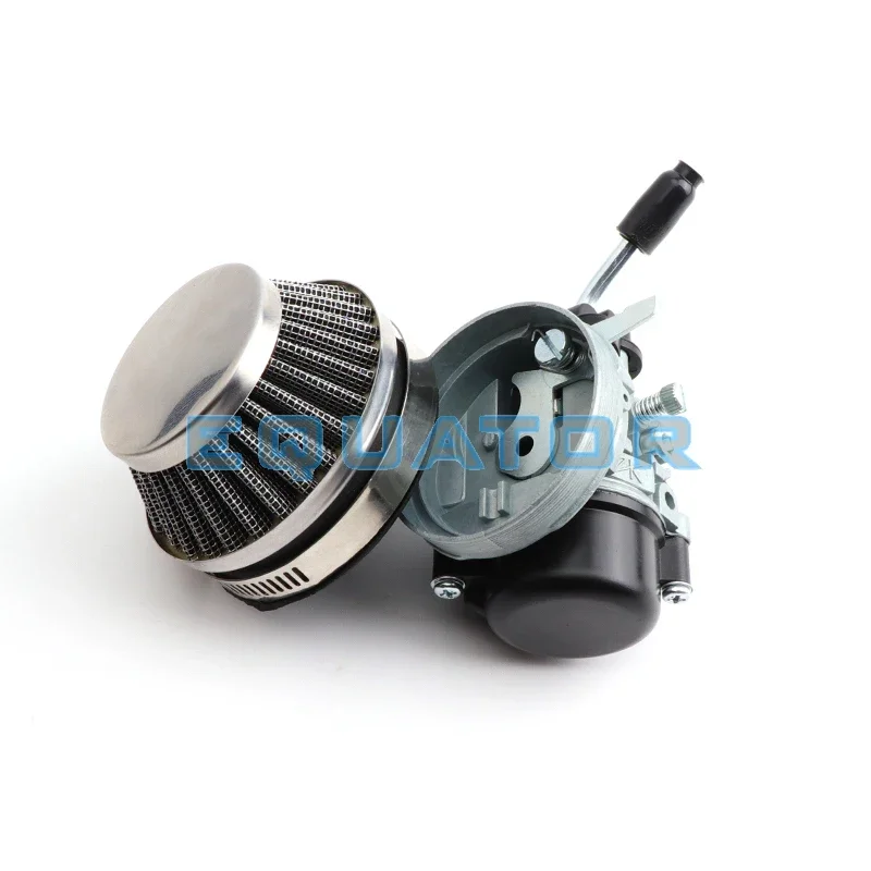 Motorized Bike Racing Carb Carburetor Air Filter w/ fuel filter For 2 Stroke 49 50 60cc 66cc 80cc Bicycle Bike