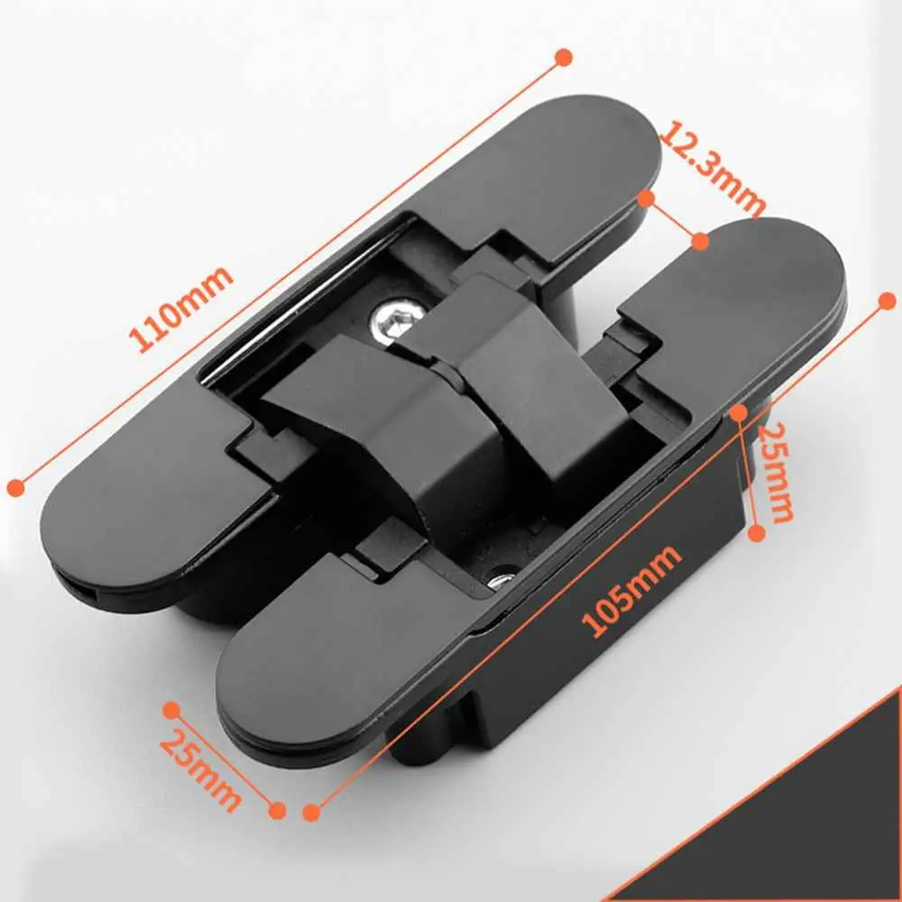 Loop Invisible Concealed Furniture Supplies  Hinges Window Accessories Cross Door Hinge