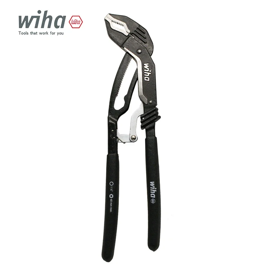 Wiha 45845 Water Pump Pliers 10-inch Adjustable Multifunctional Plier Tool No-slipping Easy Operation Labor-intensive