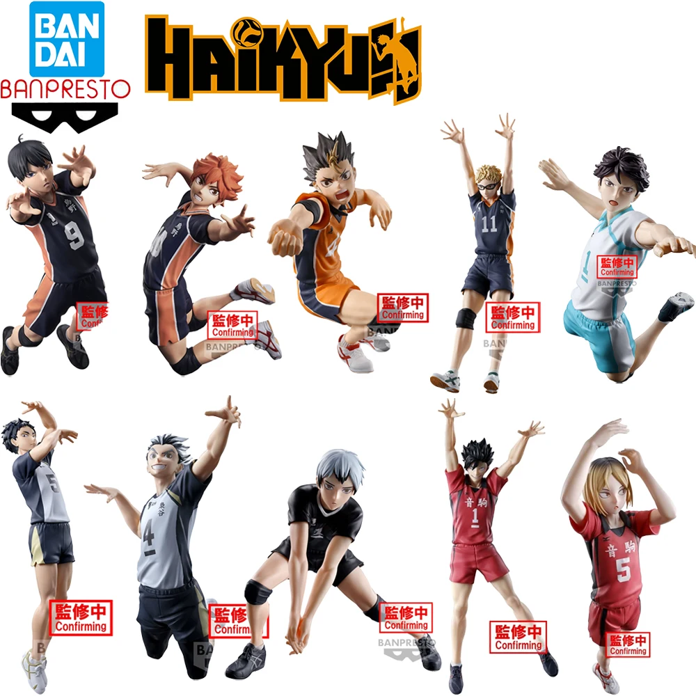 In Stock Original Bandai Banpresto Posing Figure Haikyuu!! Collection Hinata Shouyou Bokuto Koutarou Anime Dolls Gifts Figures