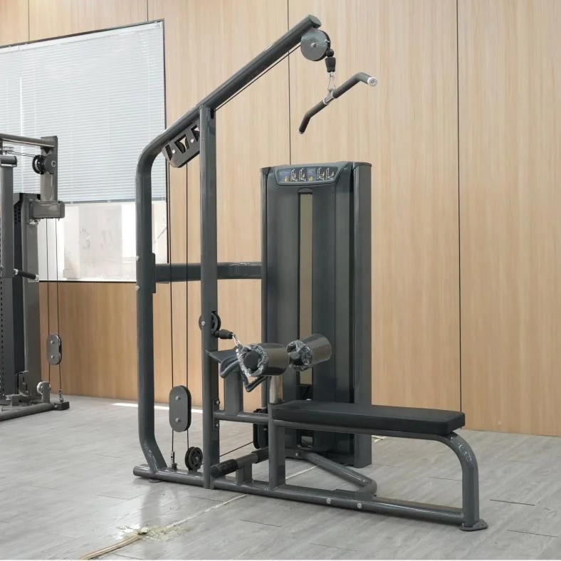 

Commercial Seated Lat Pulldown Low Row Machine Sport Club High Pull Low Row Equipment for Back Strength
