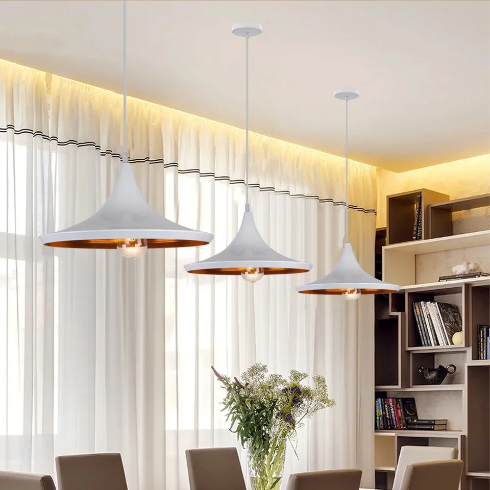 Nordic Industrial LED E27 Pendant Light Modern Wood Bedroom Bedside Hanging Lamp Home Decor Kitchen Vintage Lighting Fixture
