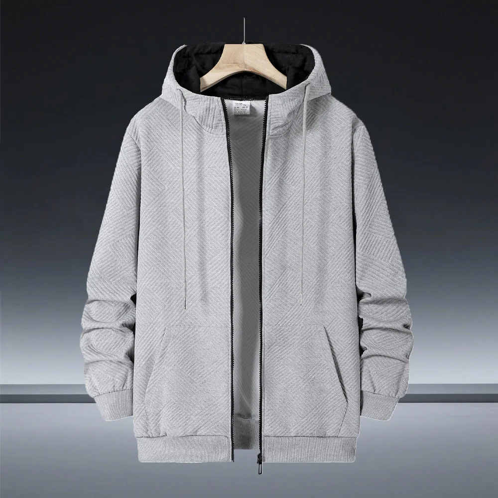 

Мужские осенние толстовки на молнии, толстовки, куртки с капюшоном, кардиган, однотонные повседневные куртки, пальто, уличная мужская одежда