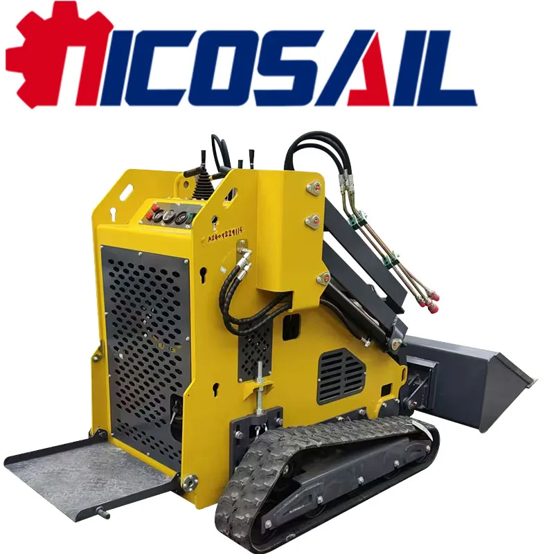 

High top front loader 25HP skid steer loader with diesel engine EPA/CE Euro V