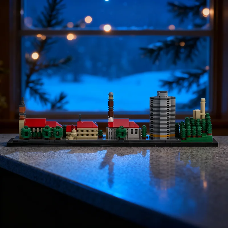 

632pcs MOC Göttingen Skyline Architecture Skylines Model Building Blocks Creative Christmas Gifts DIY Idea Toy Education Kids