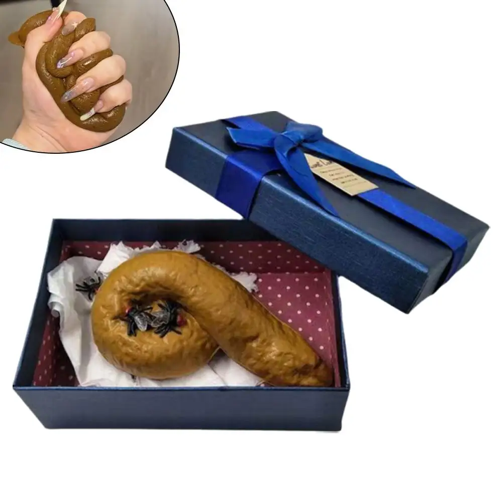 Fausse excrémentation pour farces, accessoires de farces, fausse crotte de chien, jouets anti-stress, modèles de farces, jouet amusant à presser, cadeau pour le poisson d'avril