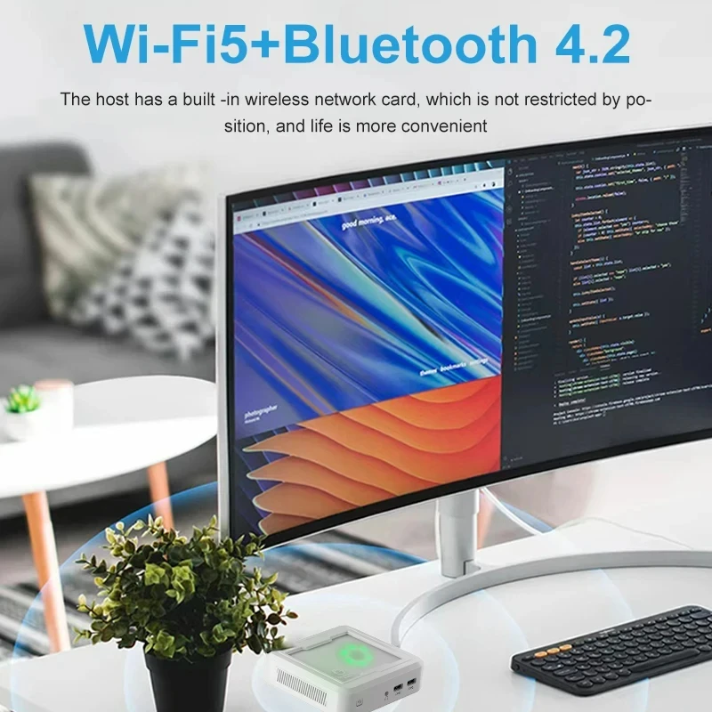 Topton Gamer Mini PC AMD Ry-zen 7 3750H 2700U R5 3550H Win11 كمبيوتر مكتبي صغير DDR4 NVMe Barebone PC 4K NUC HTPC WiFi #5