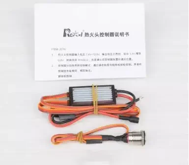 RCEXL V2 RCD3007 Remote Controlled Nitro Engine Glow Plug Driver CDI Ignition for OS YS 2.8mm/SAlTO HSP 2.45mm RC Airplane Heli