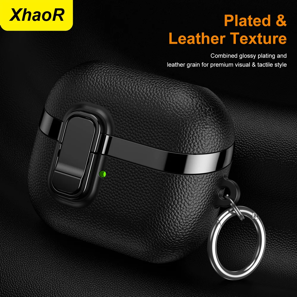 מגן תיק אוזניות עבור Samsung Galaxy Buds3 FE / Buds 3 Pro / Buds 3 מקרים כיסוי מגן עם מחזיק מפתחות אביזרים