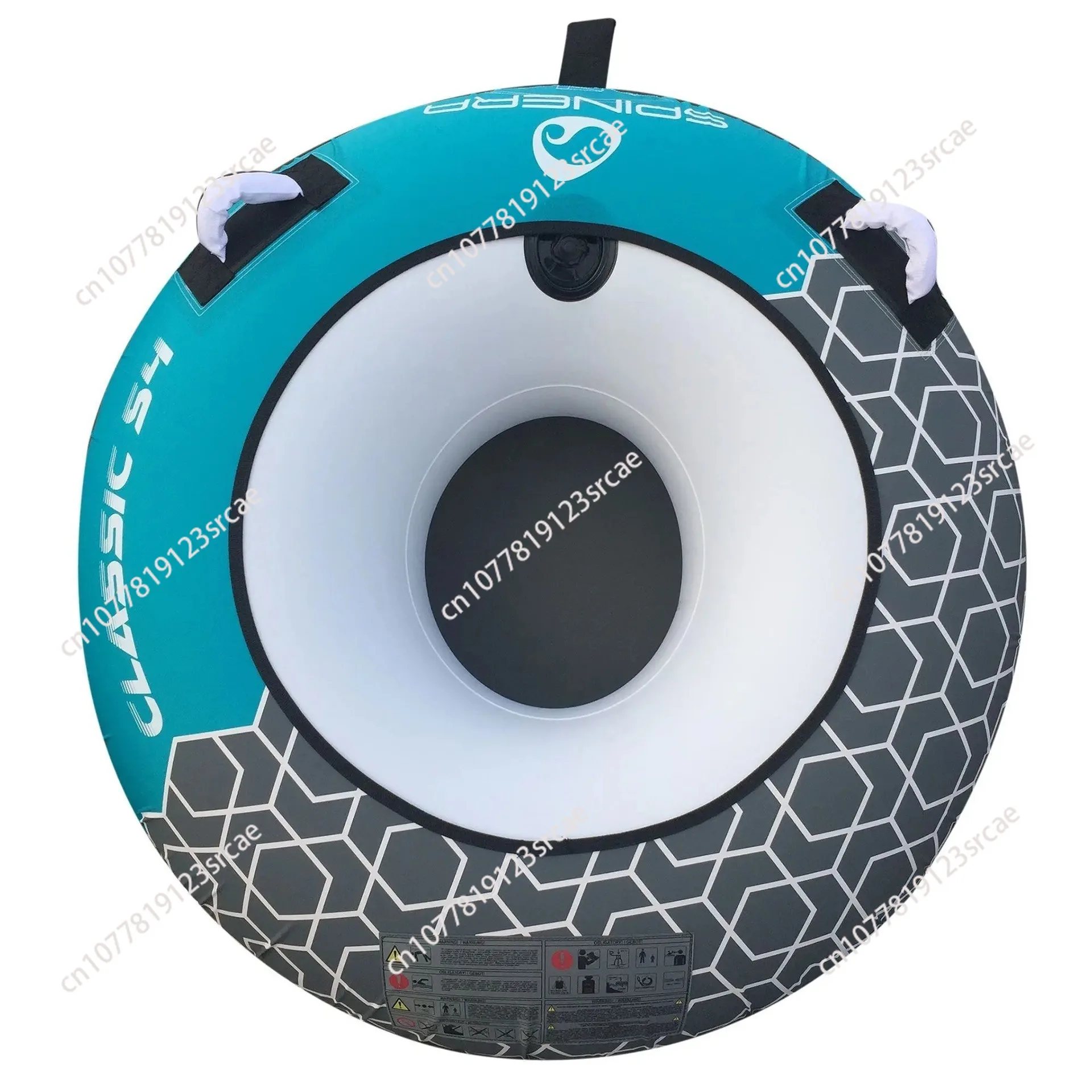 

New product water inflatable drag factory direct sales inflatable sofa thickened PVC durable water ski ring