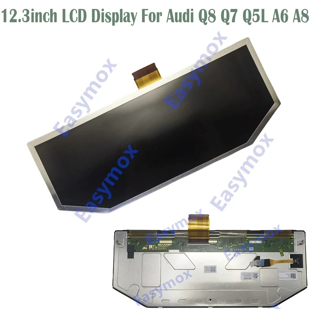 

12.3inch LCD Display for Audi Q8 Q7 Q5L A6 A8 Instrument Cluster LQ123M5NZ01 Dashboard Speedometer Car Screen Replacement