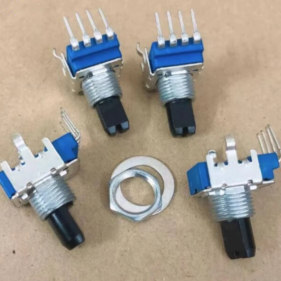 10pcs/LOT RK11 Computer Speakers Drive-by-wire Rotation Volume Potentiometer DIP4 B50K B503