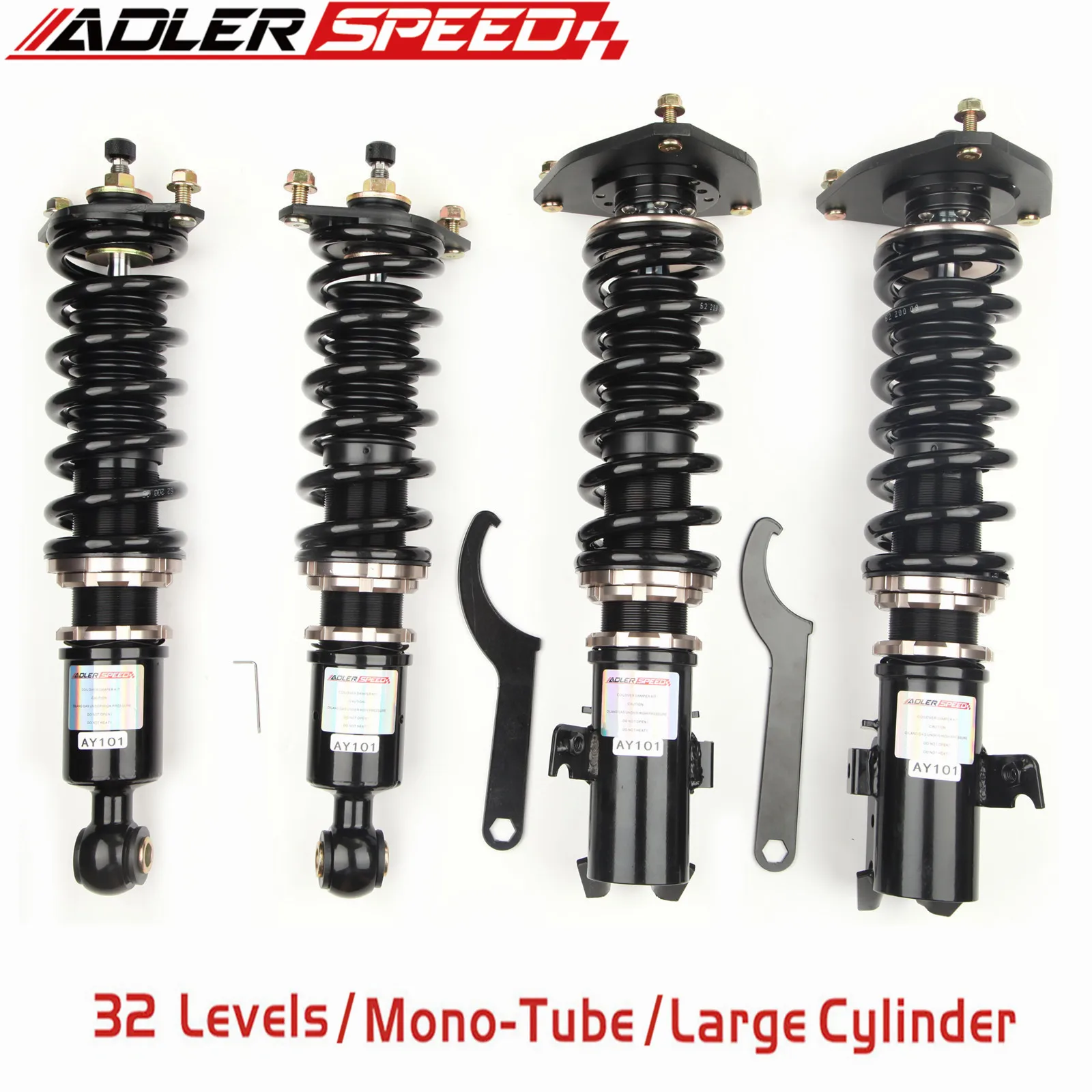 

ADLERSPEED 32 Way Adjust Height Coilovers Suspension Kit For Subaru Legacy BE BH 2000-2004