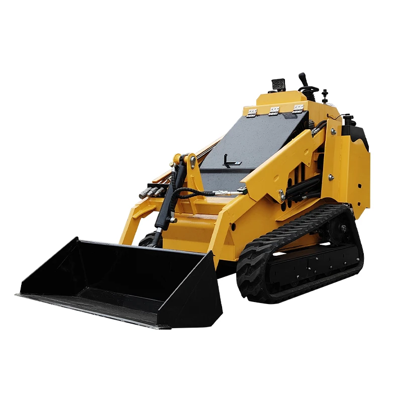 Kompaktlader mit Kettengabelstapler