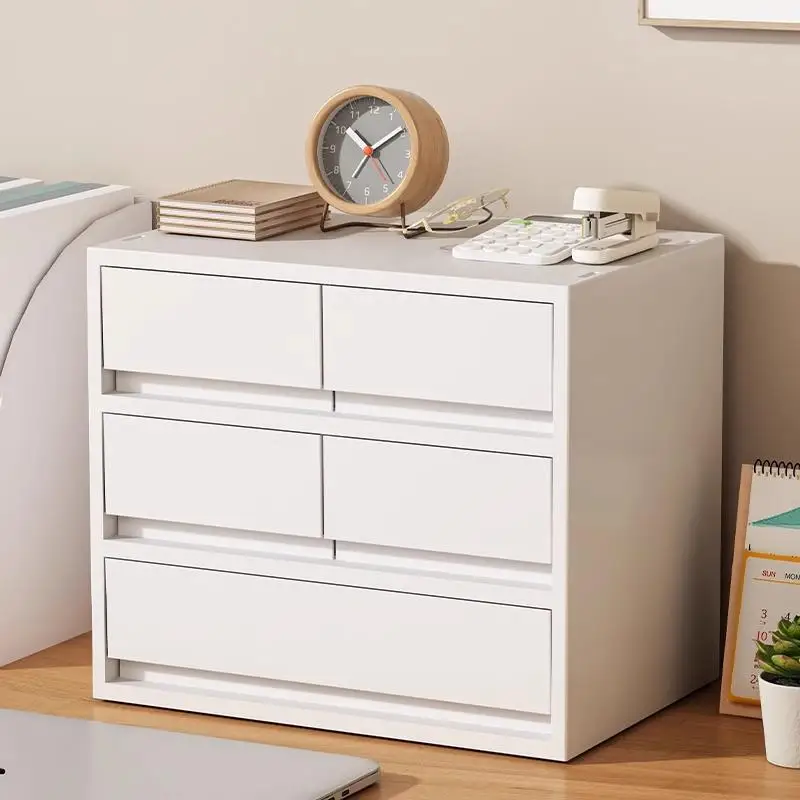 

Desktop Drawer Style Storage Box Double Grid Organizer for Office Documents A4 File under Desk Organizer Plastic Storage Bin
