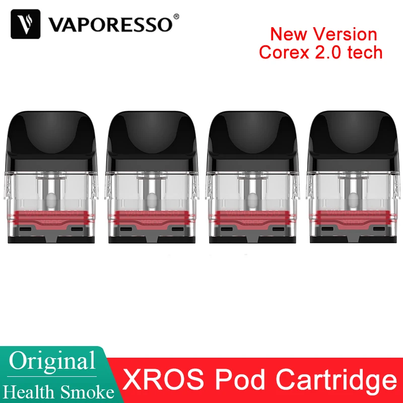 4 قطعة-8 قطعة خرطوشة Vaporesso XROS Pod الإصدار الجديد 2 مللي لـ XROS 4 Mini / XROS Pro / XROS Cube / XROS 3 Nano / XROS Mini Vape Kit
