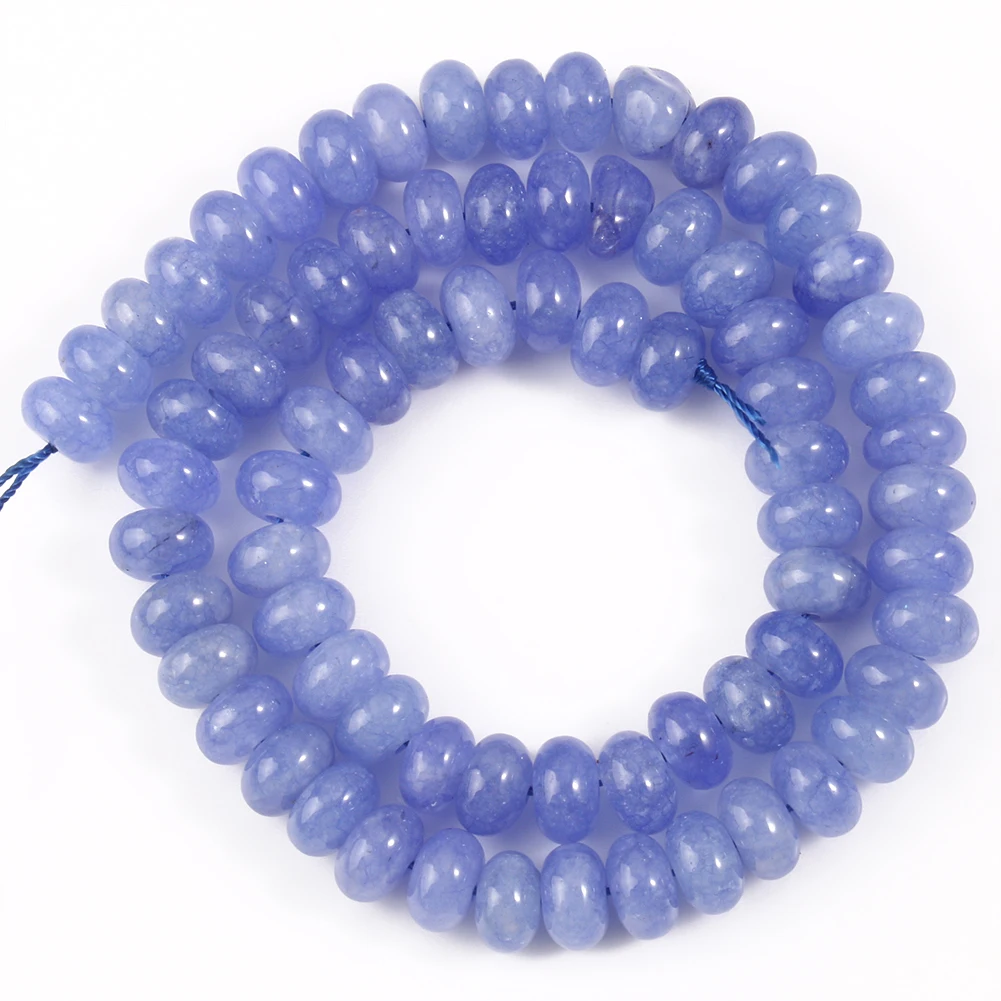 5X8Mm Platte Ronde Kralen Mode Aquamarijn Elite Citrine Toermalijn Telkens Kralen Voor Sieraden Maken Diy Armband Ketting