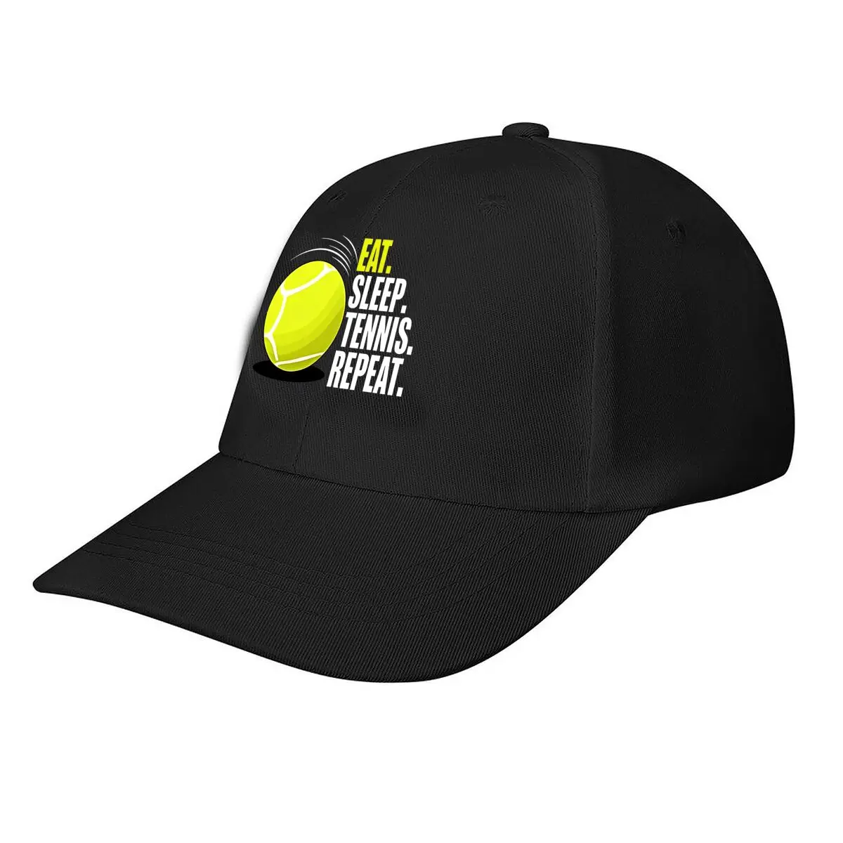 EAT Tennis Ball Graphic Baseball Cap Fashion Men Sunhat Women's Outdoor Sports