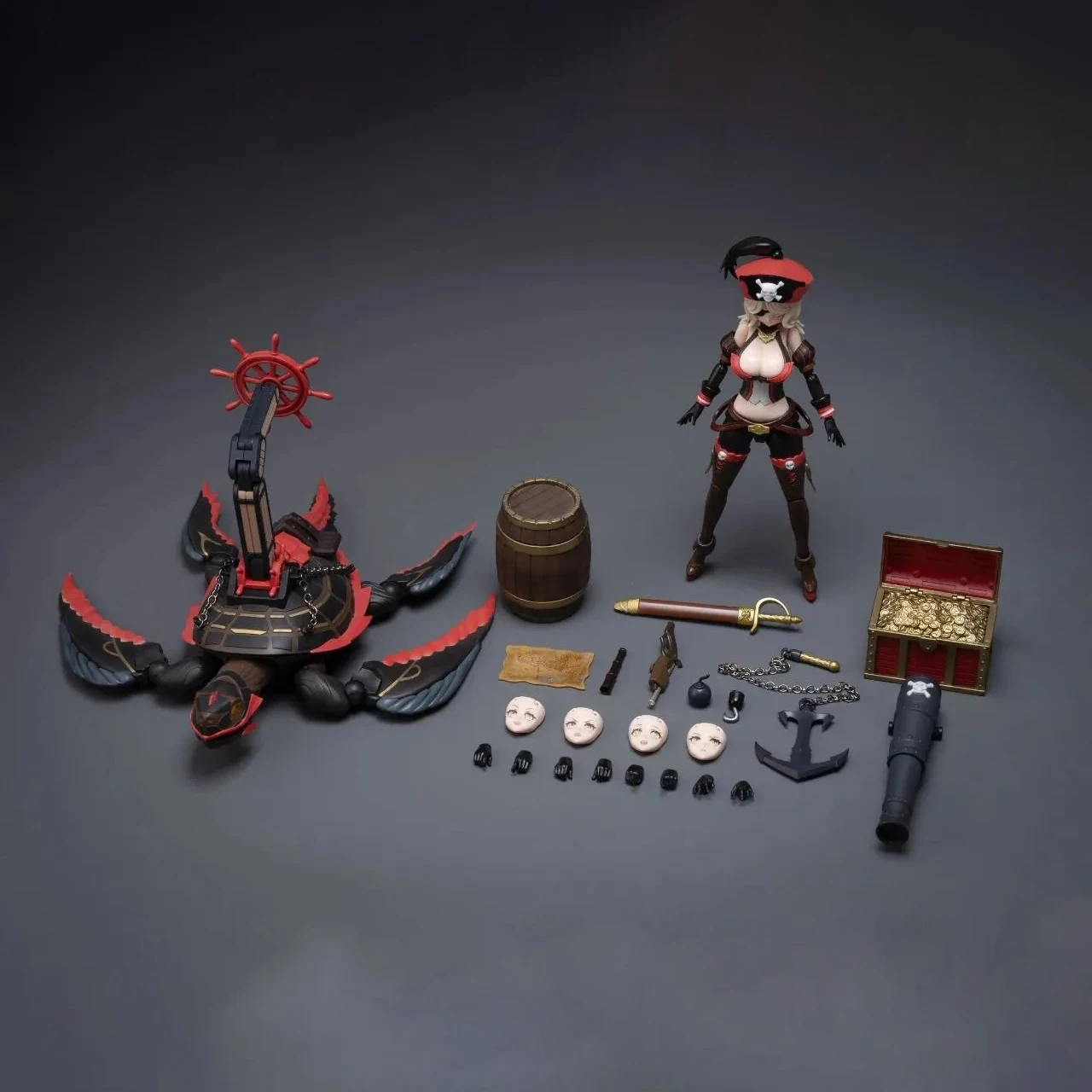 الحدود نموذج الملكة آن القراصنة عمل الشكل Ba-003 الجمعية أنثى نموذج أطقم تحصيل هدية عيد ميلاد سطح المكتب حلية