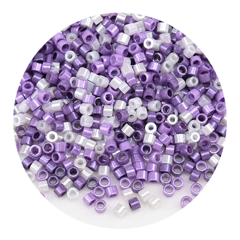 13750 Stück/Set 2 mm große japanische Glasperlen, zylindrische Perlen für die Schmuckherstellung, Halskette, Armband, DIY-Zubehör, 11 Farben – Detail 38
