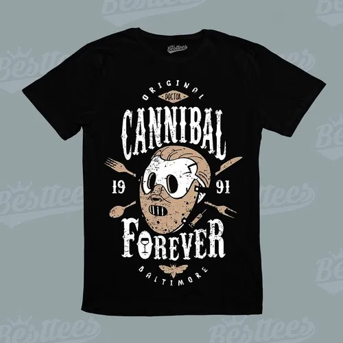 

Cannibal Forever Halloween Killer Freddy Jason Scream Nightmare Horror T-Shirt