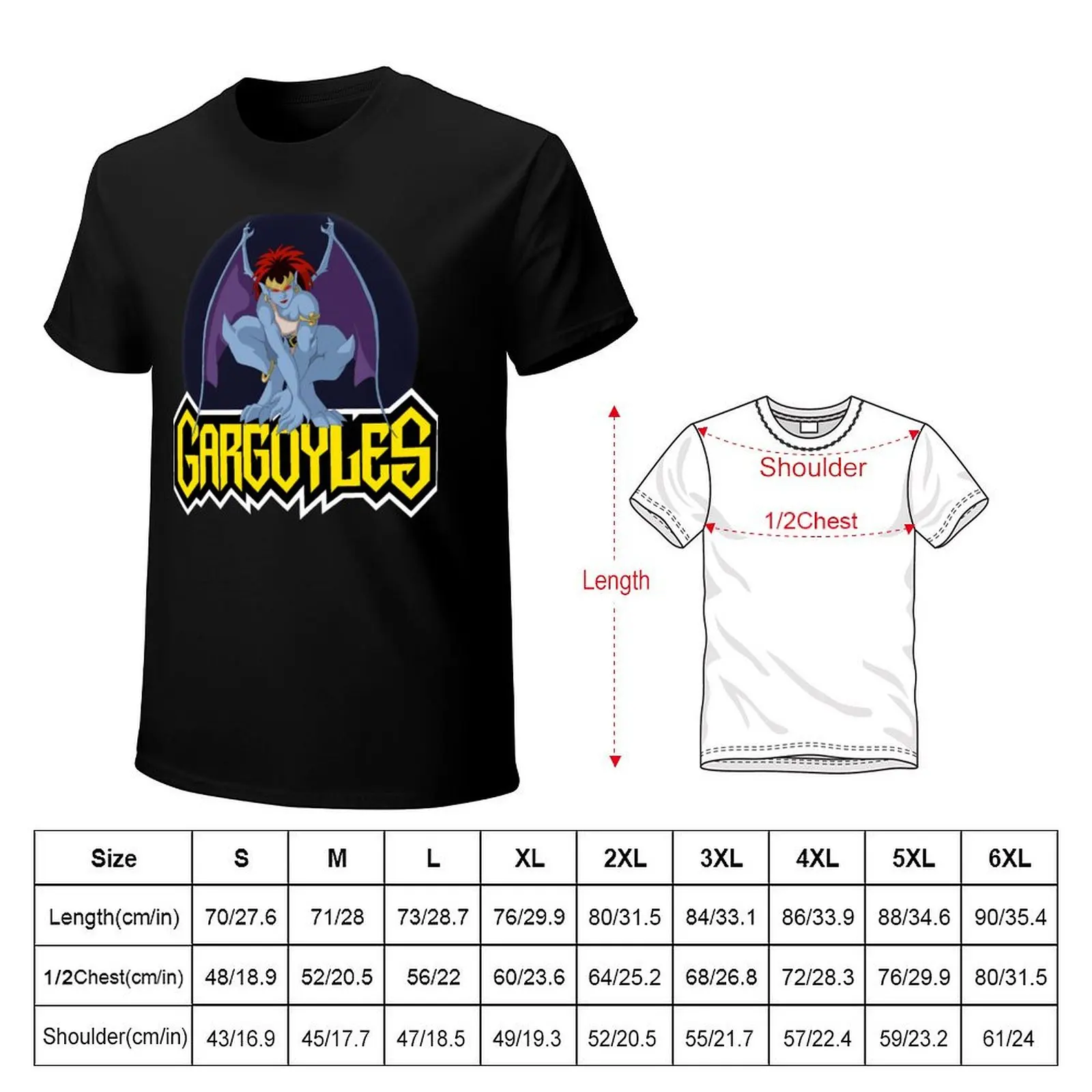 Demona on Gargoyles logo T-Shirt t shirts designer T-Shirt