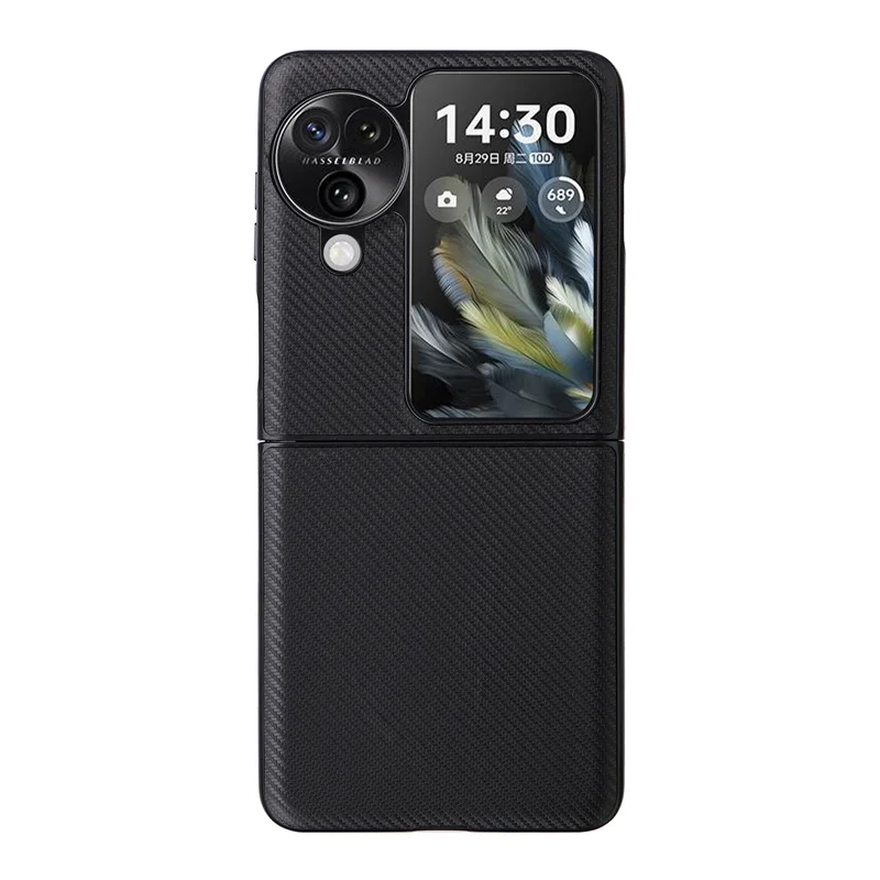 For OPPO Find N3 Flip Case Hard Shockproof Cover Phone Case For OPPO Find N3 Flip Case PU Leather Protective Coque image 3