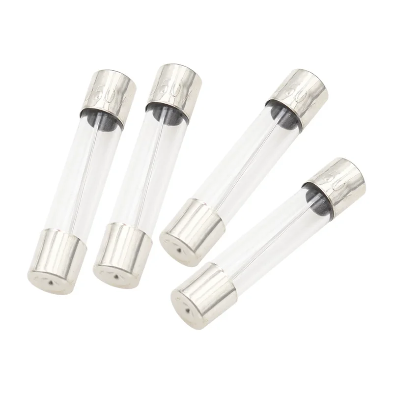 72Pcs 6*30mm 0.5A - 30A 250V Fast-blow Glass Tube Fuses Kit 500mA 1A 2A 3A 5A 10A 15A 20A F10AL250V Household accessories
