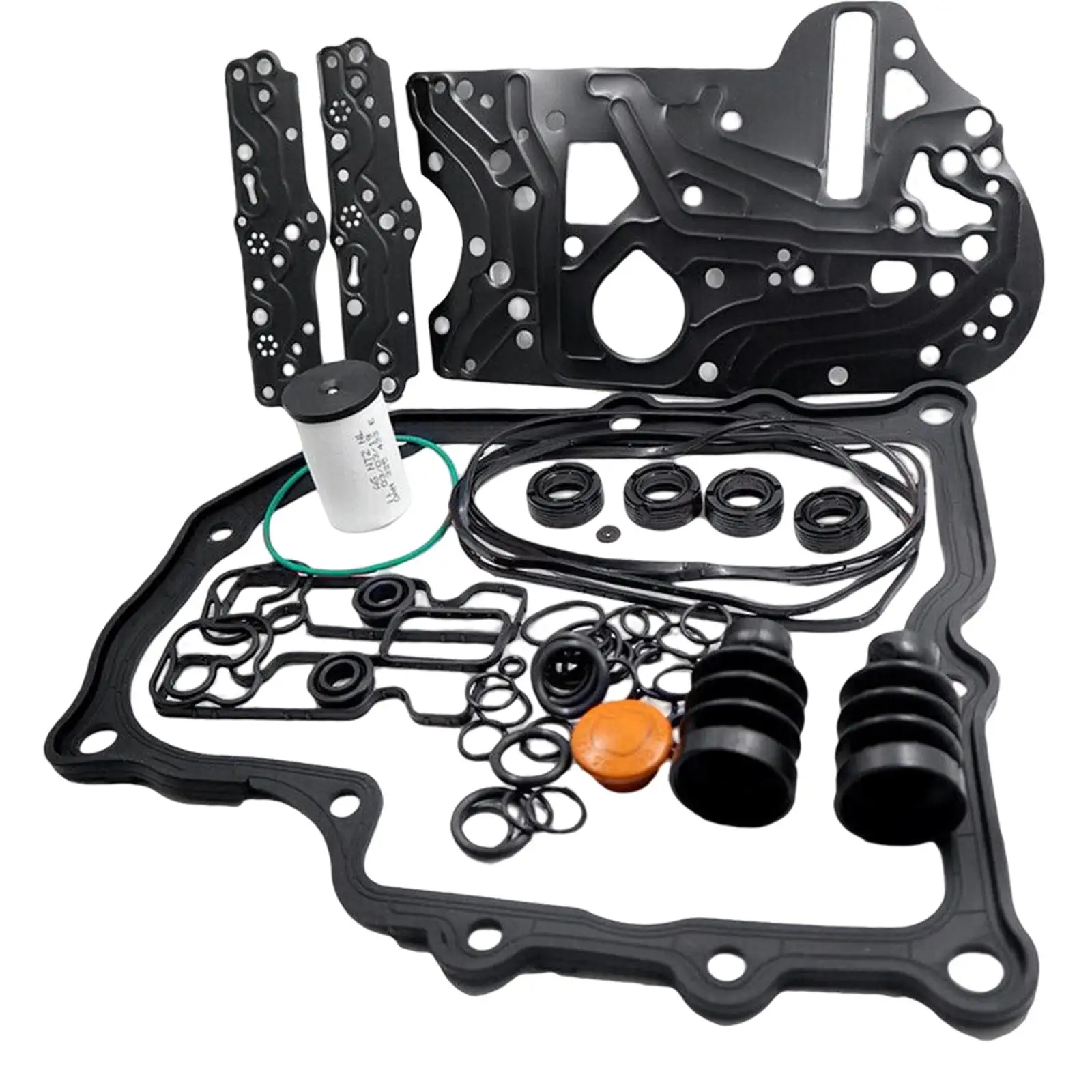

7 Speed Transmission Valve Kit Gasket Set ABS Black Replacement for Golf Beetle A3 Q3 Caddy