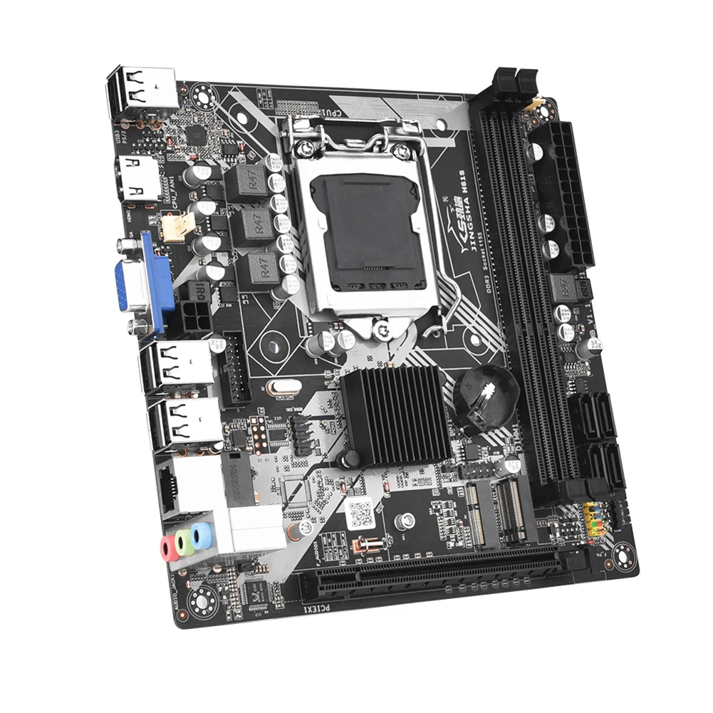 Imagem -06 - Mini-itx Computer Motherboard pc Mainboard Ddr3 16gb Lga 1155 Pci-e 3.0x16 Suporta M.2 Nvme M.2 Wi-fi e bt H61s