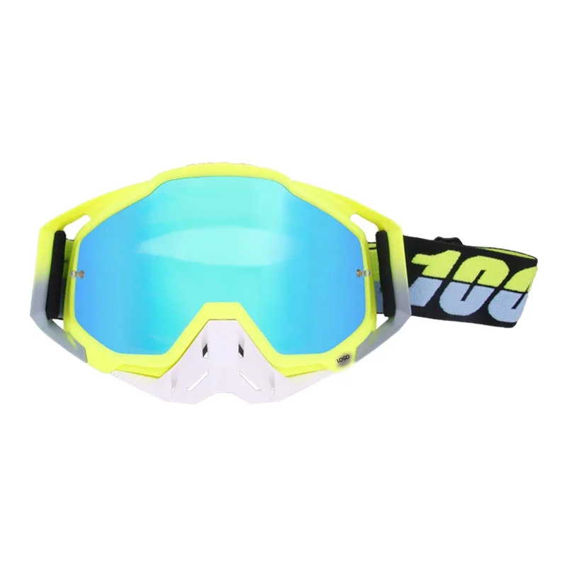 

2025 NEW LA Wholesale Adult Sports Glasses Windproof PC Frame Motocross Safety Goggles for Outdoor Cycling Skiing