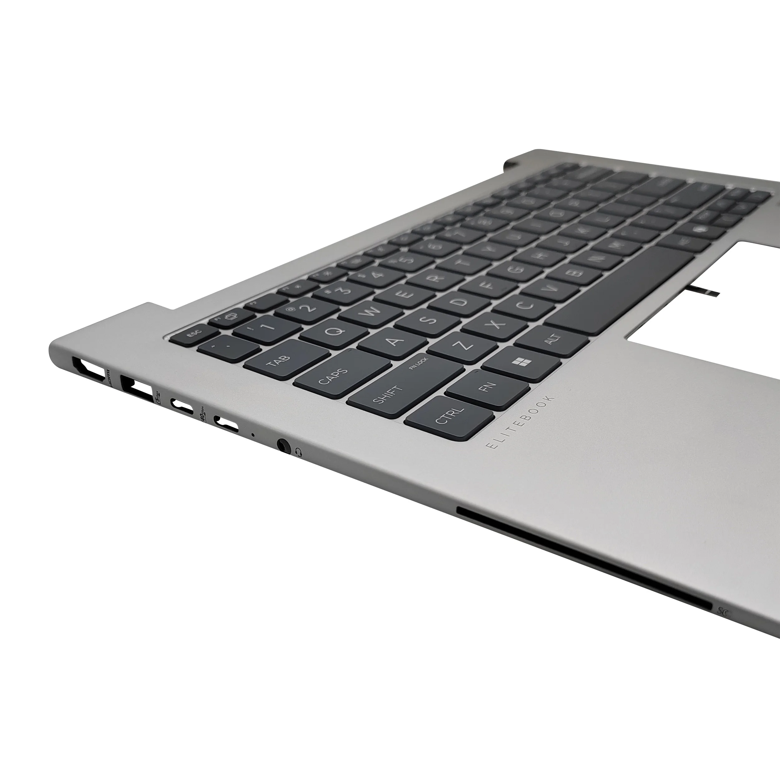 مسند راحة اليد للكمبيوتر المحمول الأصلي مع لوحة مفاتيح لجهاز HP EliteBook 640 G11 645 G11 N97244-001 الغطاء العلوي يستبدل مع الإضاءة الخلفية #5