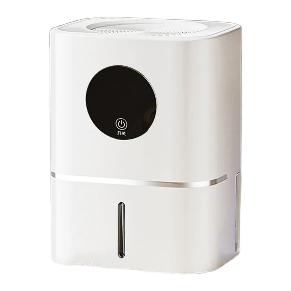 LED Screen Dehumidifier with Hygrometer Measurement Quiet Functionality Compact Size for Indoor Humidity Management