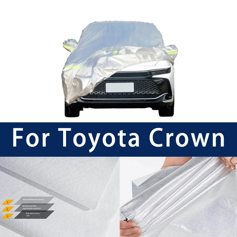 

Full car hood dust-proof outdoor indoor UV protection sun protection and scratch resistance For Toyota Crown Car umbrella