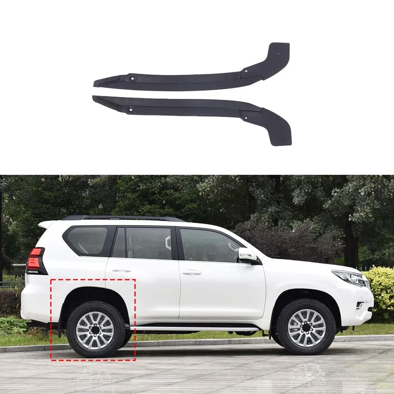 

For Lexus GX460 2010-2021 PP Soft Plastic Car Rear Wheel Mud Guards Mudflaps Fender Liner Lining Splash Guards Car Accessories