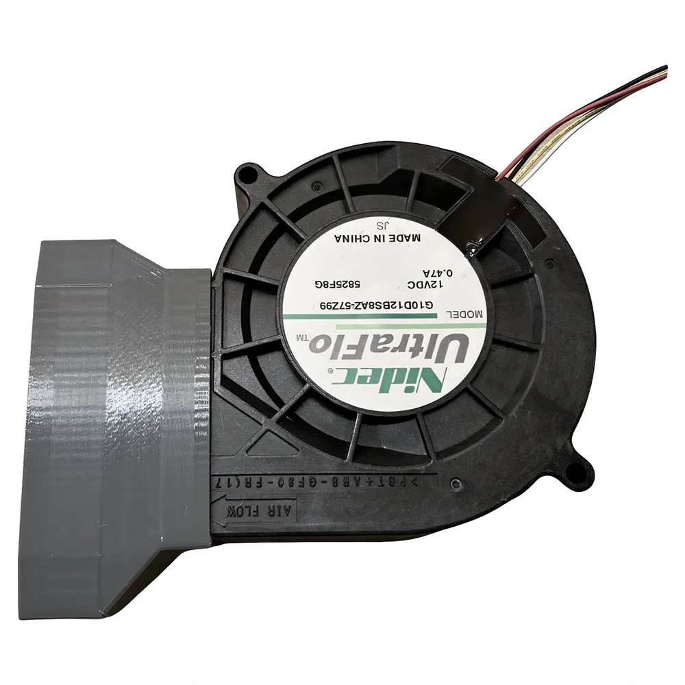 DIY Fan for Tesla P40 M40 K80 Graphics Card Cooling Fan 9CM High Performance Turbofan Retrofit  Silent Version 4-wire PWM