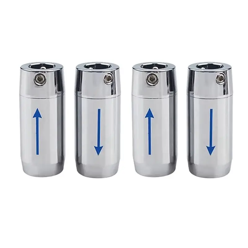 FEDI-Aluminum Alloy For Speaker Cable Splitter 4Pcs 11Mm 7Mm Audio Split Ring One Point Two Wire Management Clamp