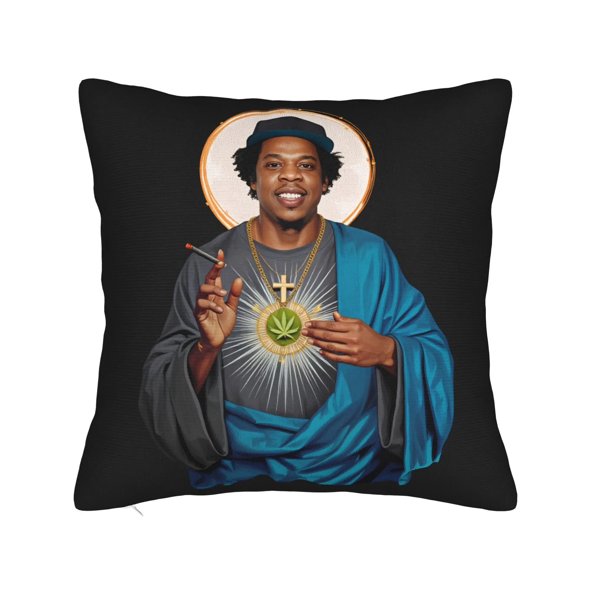 Saint J-Jays Z Pillow Case  Novelty Pillow Cover Soft Pillowcases For Office Car Home Decor