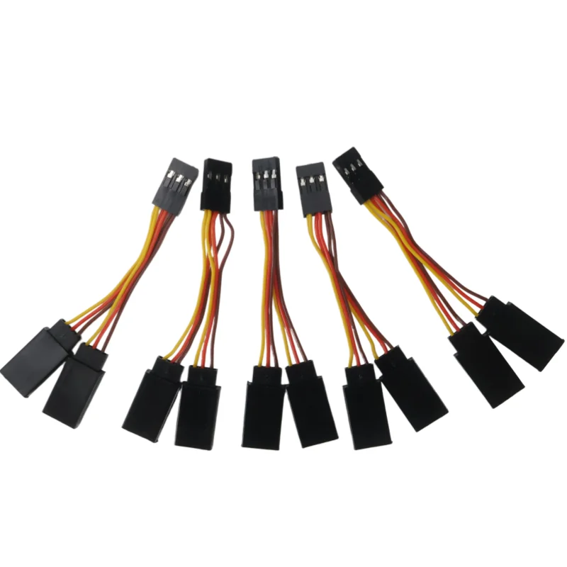 

Кабель-разветвитель для сервоприводов ShareGoo JR Style, 2,75 дюйма, 1 штекер на 2 гнезда JR, Y-образный удлинительный кабель для радиоуправляемых моделей, 5/10 шт.