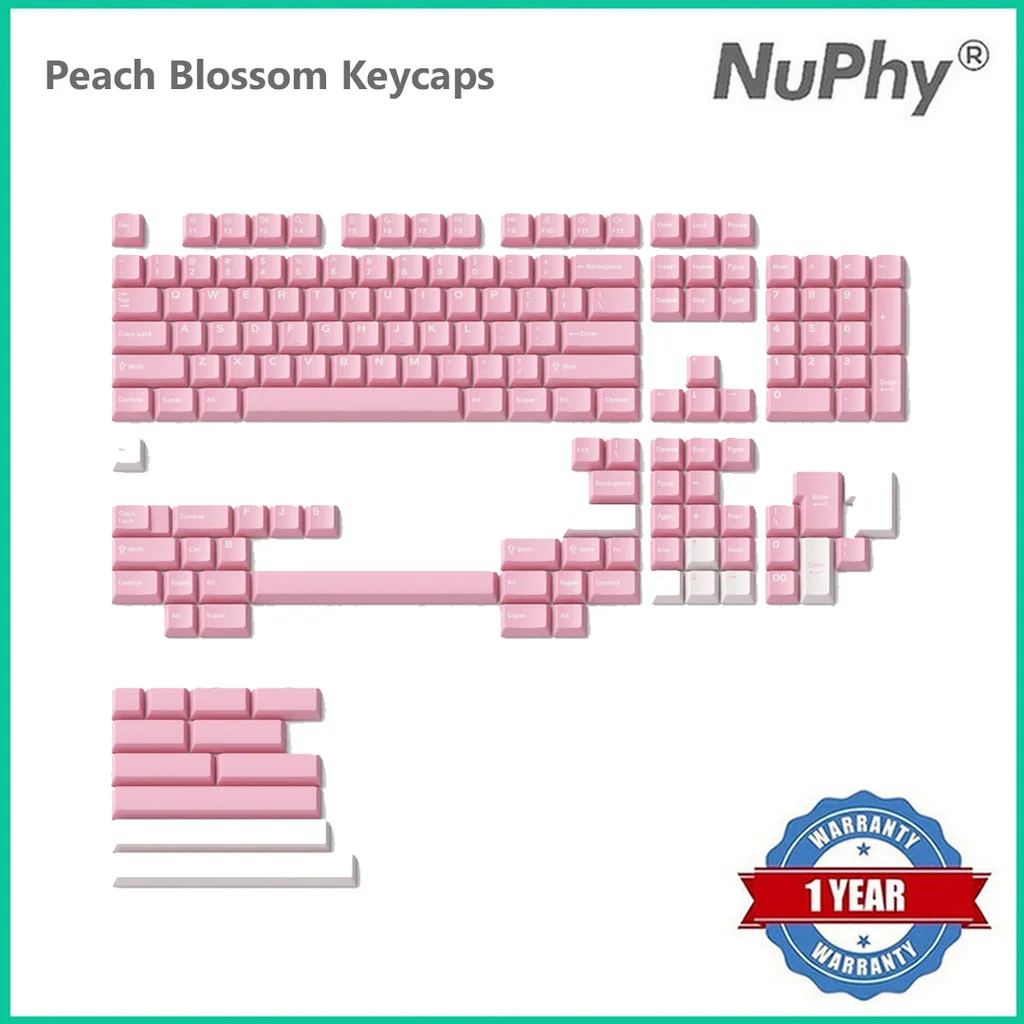 

НуПи ® x Кевин Ма Peach Blossom Berry Profile Dye-sub Колпачки для клавиш из ПБТ