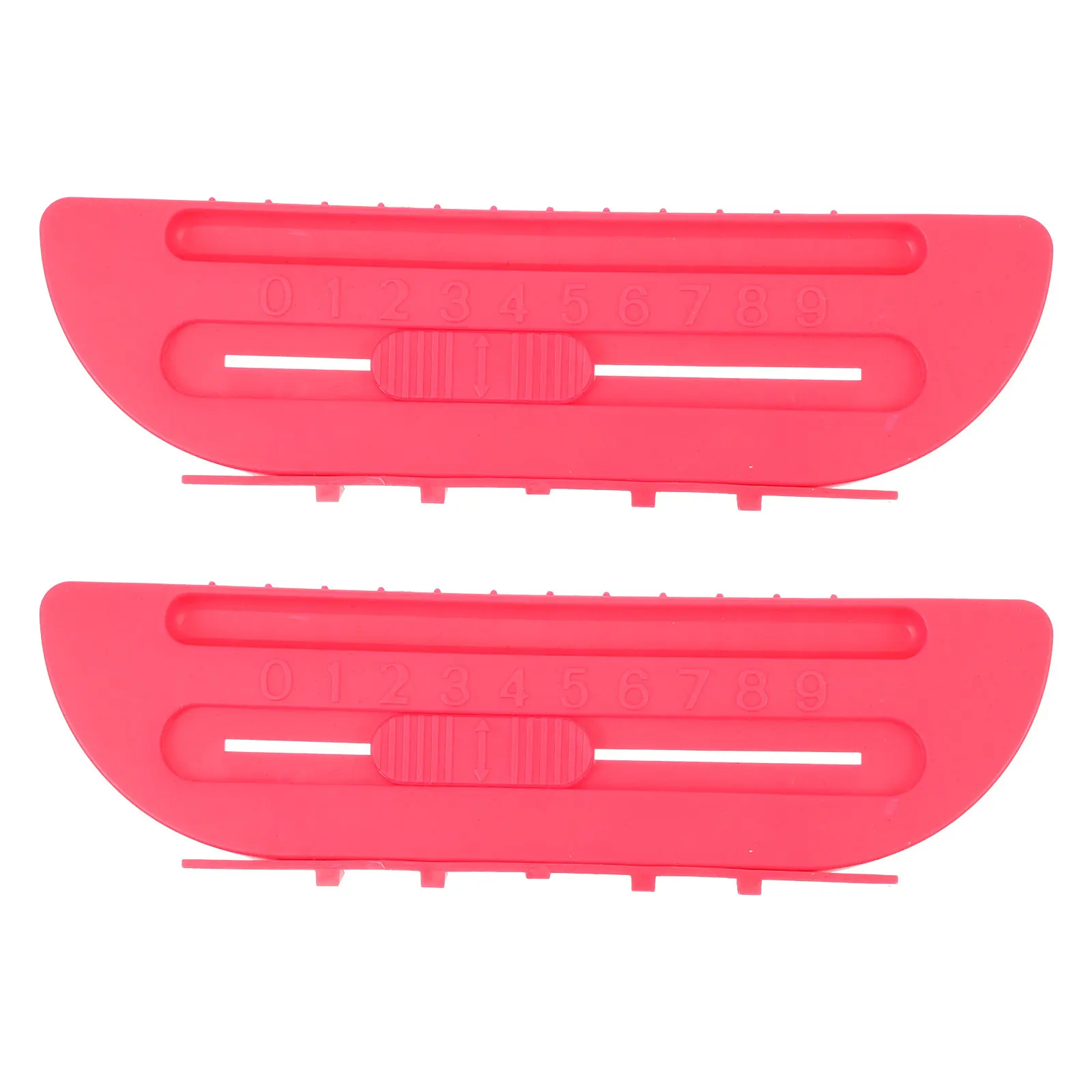 2 قطعة ملحقات طاولة هوكي الهواء عدادات تسجيل بلاستيكية حمراء لغرفة الرياضة الداخلية استبدال أداة الجدول مدبرة النتائج